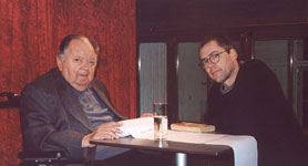 Leon Askin and Schauspielhaus-Director Airan Berg